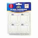 DMC Cardboard Floss Bobbins #6101 Package of 56